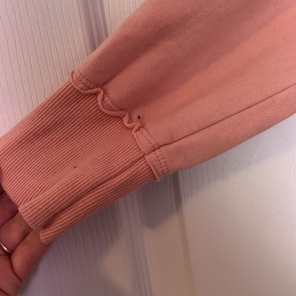 Vintage Guess Jeans cropped sweater sweatshirt hoodie bedazzled - Size XL - Picture 4 of 6